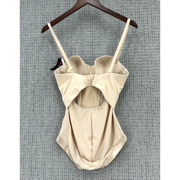 Maiden Form Body Shaperwear Size 34B Cream Underwire Strapless Firm Control NWT - Picture 2 of 11
